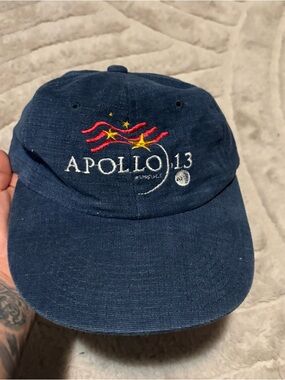 Apollo 13 1995 Vintage Tom Hanks Movie Promo Logo Universal Cap Hat Snapback